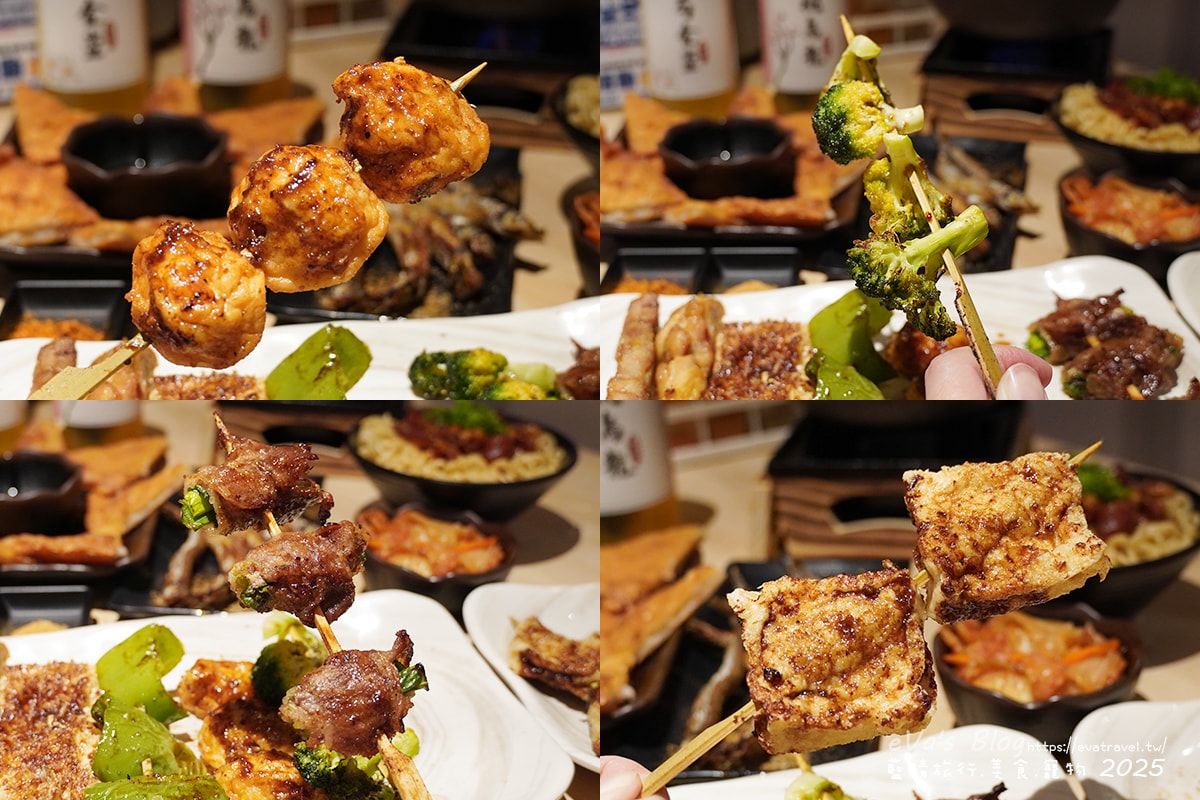 【台中串燒】柒息地串燒居酒屋逢甲店,這裡的串燒住在冰櫃裡、串燒有烤肉神醬加持還有月亮蝦餅跟滷肉拉麵,有肉有海鮮還有啤酒,很適合聚餐小聚小酌的地方。台中居酒屋 - 第34張圖