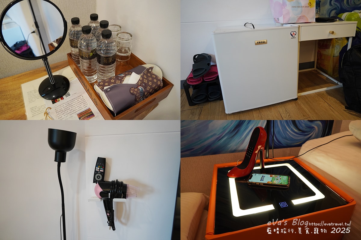 【高雄住宿】藝宿家客棧ArtHome Hotel結合旅行與藝術,這裡的每間房間都是按畫家的要求所設計佈置,房間裡的牆壁上也會有畫家的畫作,充滿藝術氣息的民宿。高雄民宿 - 第29張圖