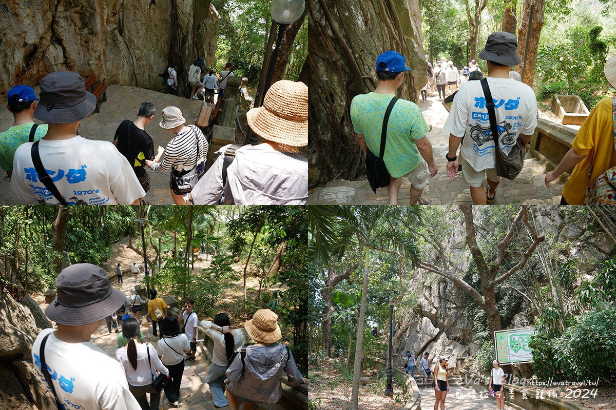 【越南旅遊】The Marble Mountains 五行山共有金、木、水、火、土五座山峰,其中水山是最高也最漂亮的一座山(可以搭電梯),著名的玄空洞充滿仙氣要看喔。越南景點 - 第48張圖