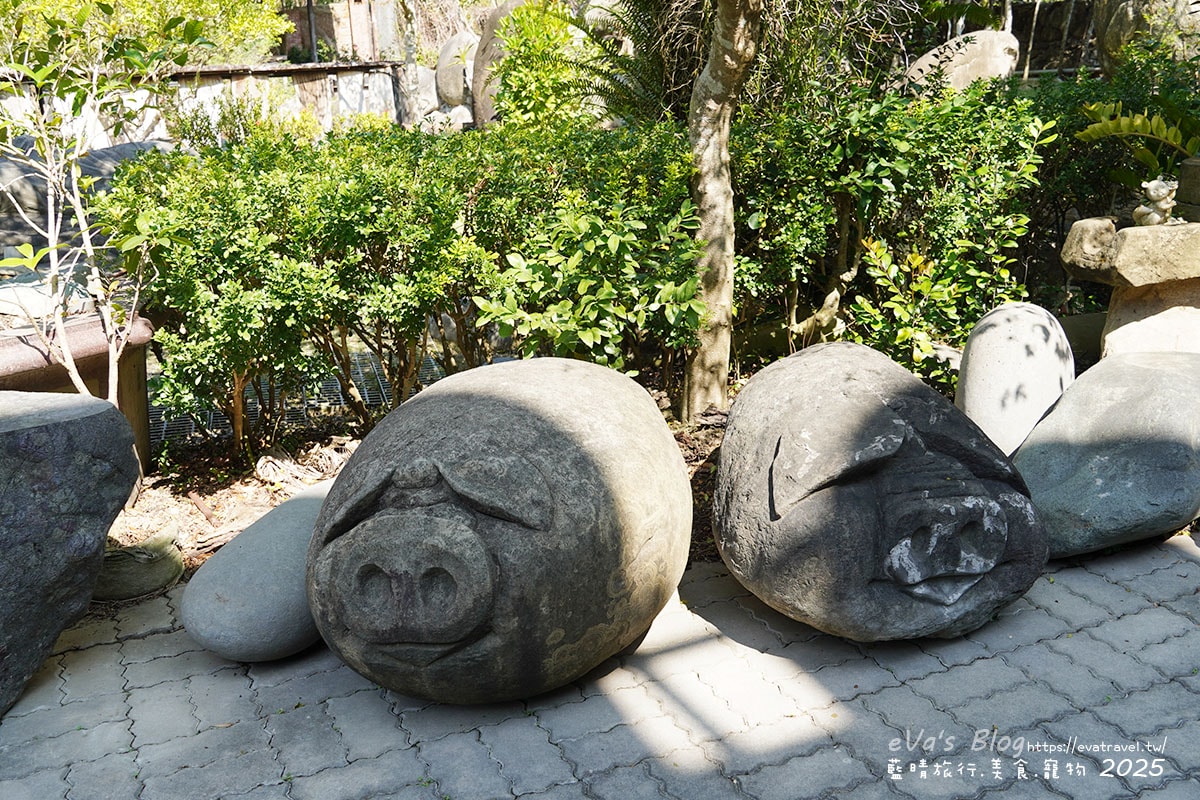 老古的家藝術雕刻｜可愛小豬主題石像作品