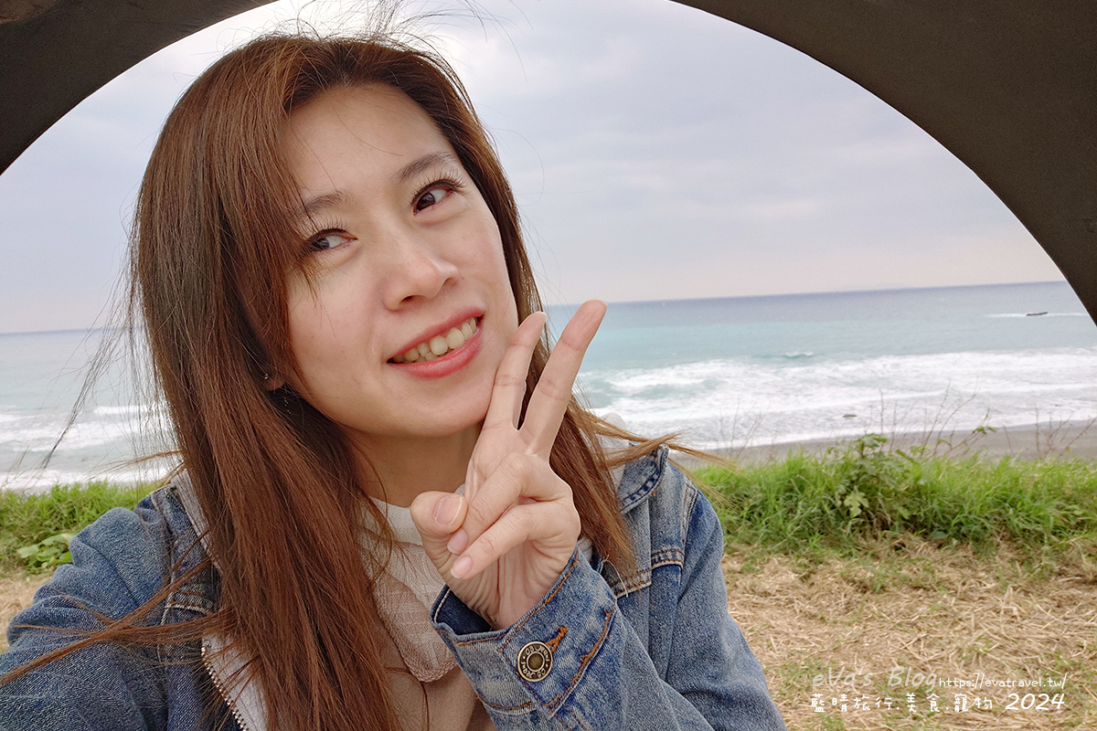 自拍照：海景鞦韆亭的絕美背景2