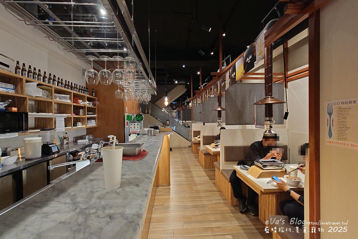 KoDō燒肉第一區用餐空間，可容納4至6人
