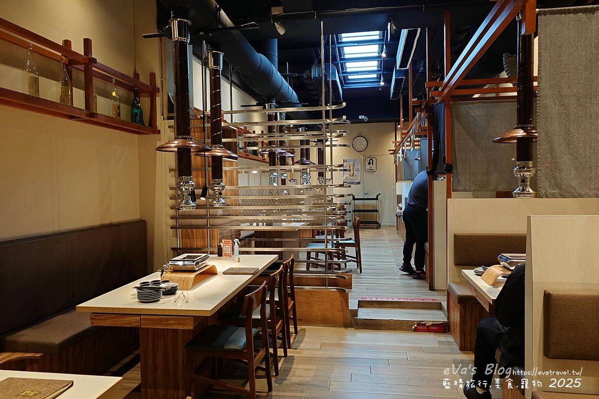 KoDō和牛燒肉第二區座位區，用餐環境舒適