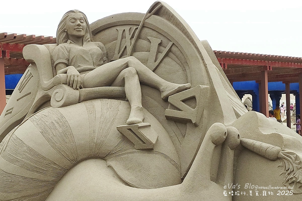 【2025通霄沙雕藝術節】通霄海水浴場|永續和平主題免費入場,一起逍遙沙城賞沙雕、玩海灘。苗栗海邊 - 第36張圖