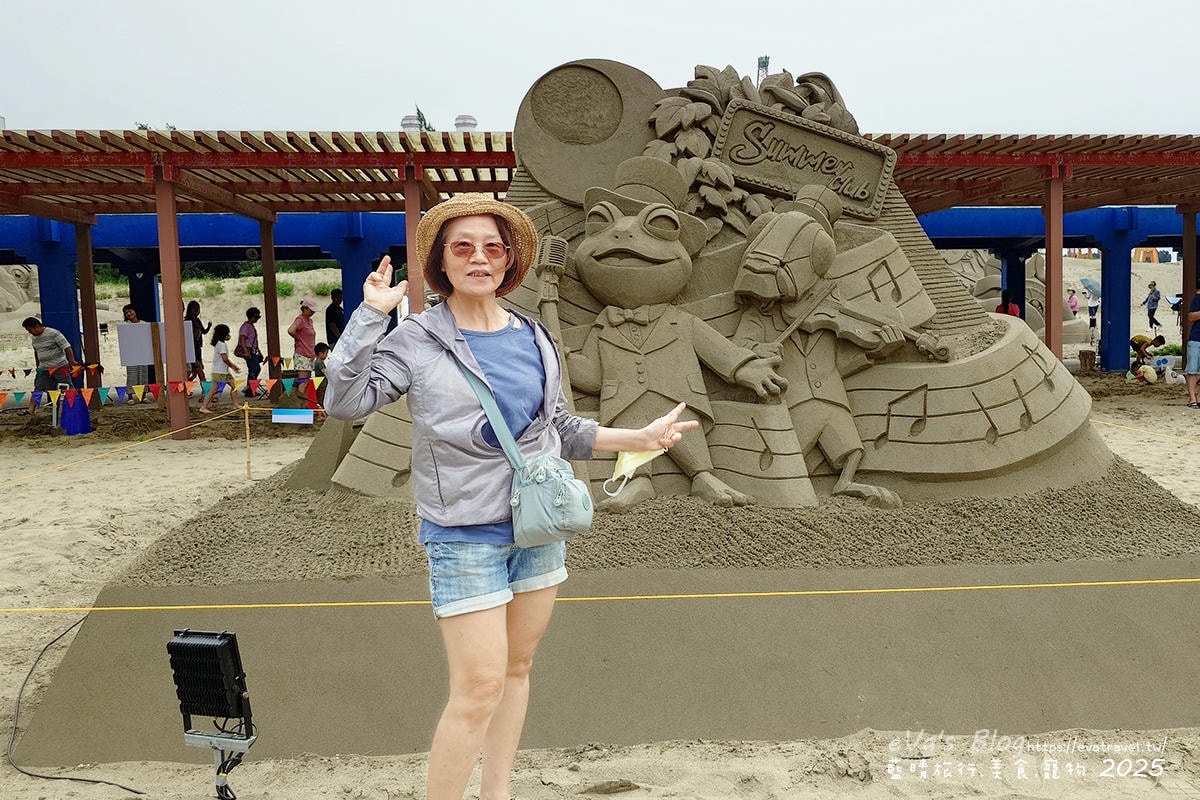 【2025通霄沙雕藝術節】通霄海水浴場|永續和平主題免費入場,一起逍遙沙城賞沙雕、玩海灘。苗栗海邊 - 第37張圖