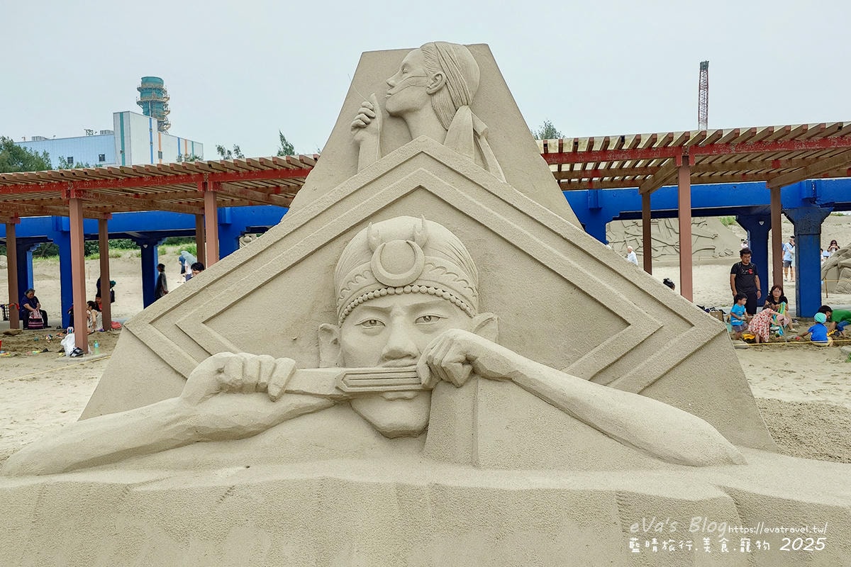 【2025通霄沙雕藝術節】通霄海水浴場|永續和平主題免費入場,一起逍遙沙城賞沙雕、玩海灘。苗栗海邊 - 第39張圖