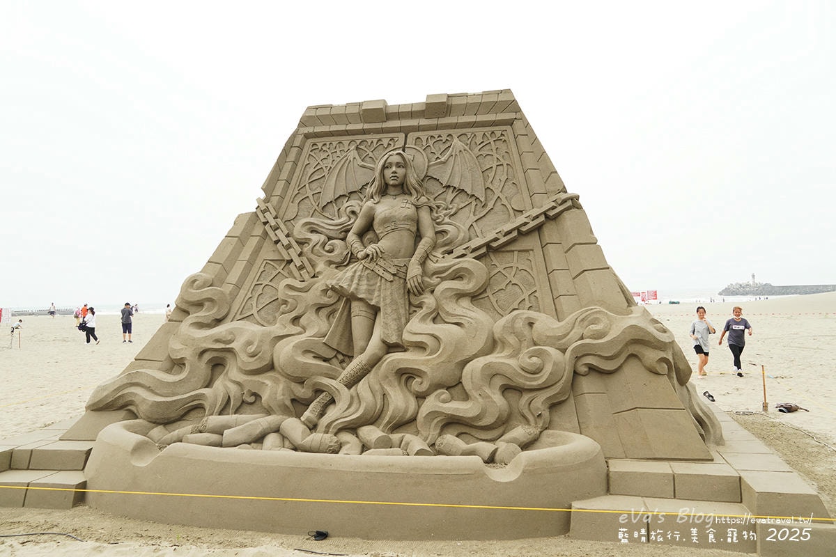 【2025通霄沙雕藝術節】通霄海水浴場|永續和平主題免費入場,一起逍遙沙城賞沙雕、玩海灘。苗栗海邊 - 第43張圖
