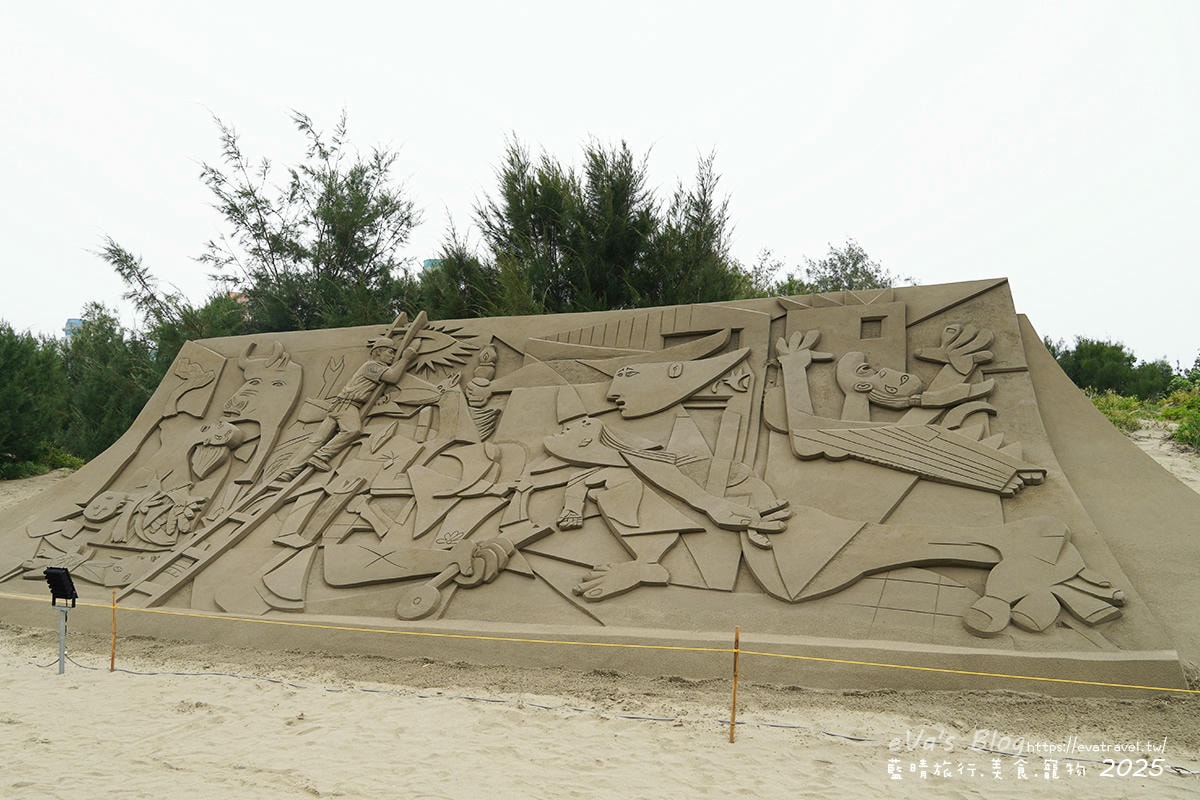 【2025通霄沙雕藝術節】通霄海水浴場|永續和平主題免費入場,一起逍遙沙城賞沙雕、玩海灘。苗栗海邊 - 第56張圖