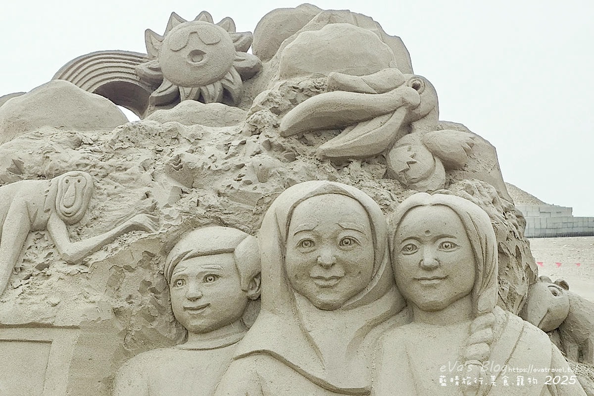 【2025通霄沙雕藝術節】通霄海水浴場|永續和平主題免費入場,一起逍遙沙城賞沙雕、玩海灘。苗栗海邊 - 第61張圖