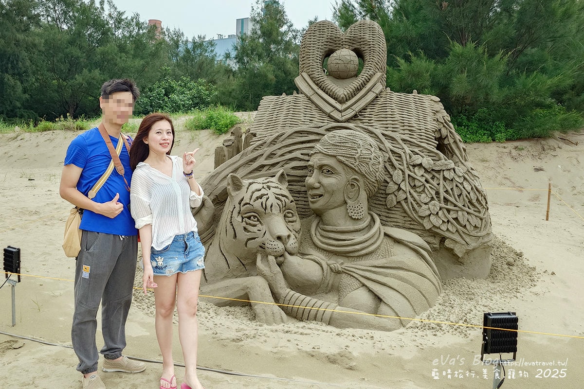 【2025通霄沙雕藝術節】通霄海水浴場|永續和平主題免費入場,一起逍遙沙城賞沙雕、玩海灘。苗栗海邊 - 第66張圖