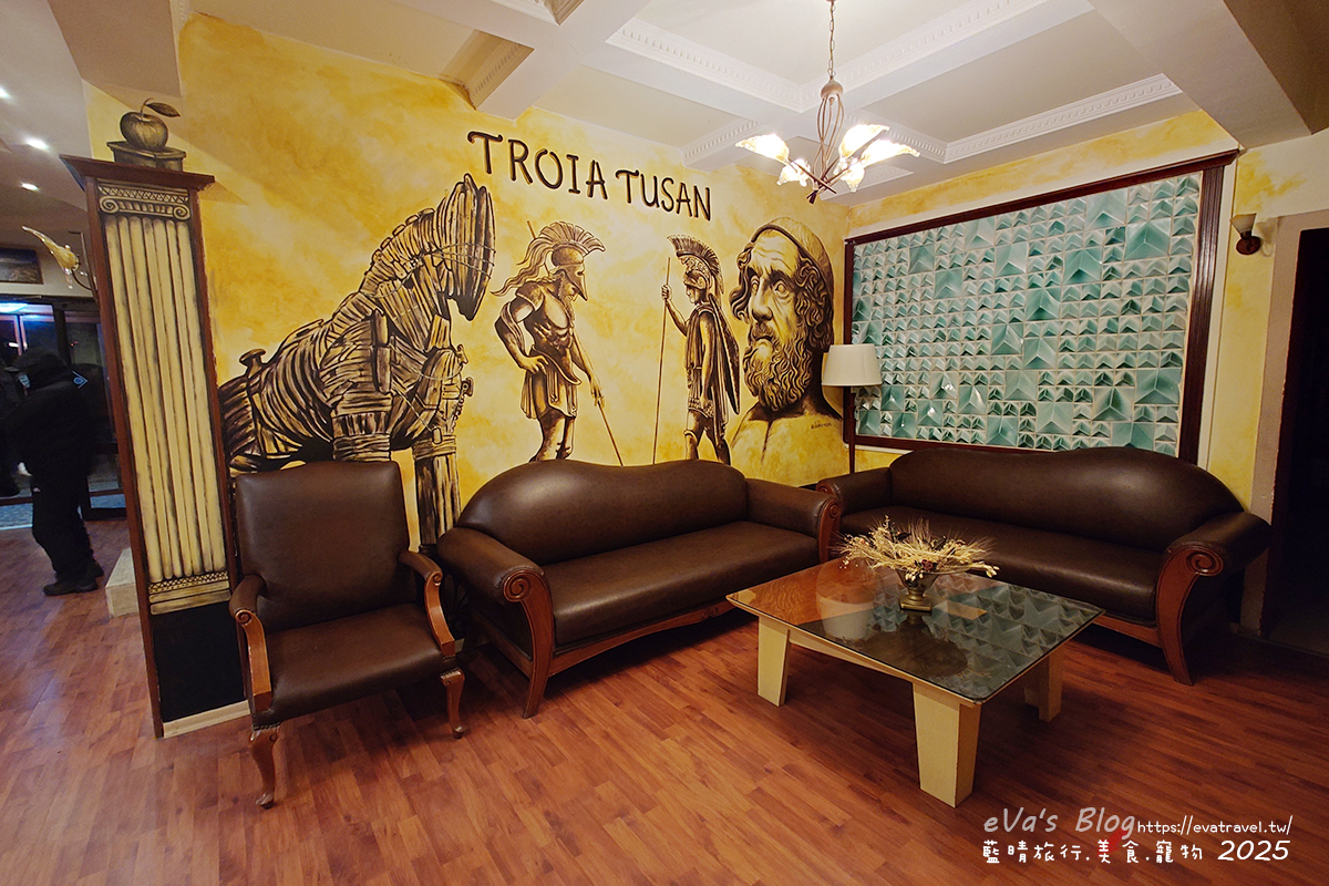 【土耳其蜜月旅遊】Tusan Hotel 特洛伊圖桑飯店|森林環繞、木質暖調房型,漫步庭園陽台享冬季飄雪浪漫。土耳其住宿 - 第6張圖
