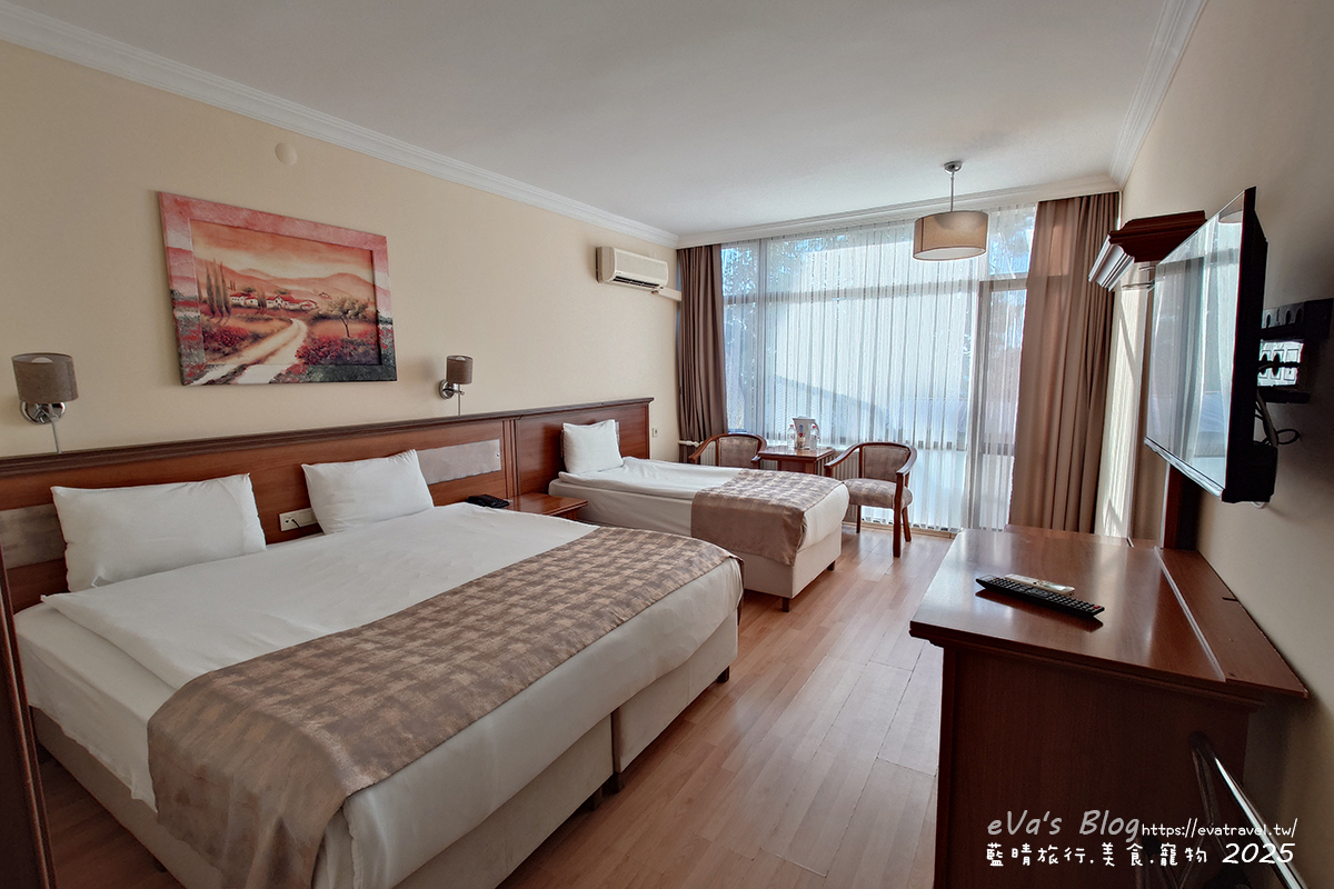 【土耳其蜜月旅遊】Tusan Hotel 特洛伊圖桑飯店|森林環繞、木質暖調房型,漫步庭園陽台享冬季飄雪浪漫。土耳其住宿 - 第11張圖