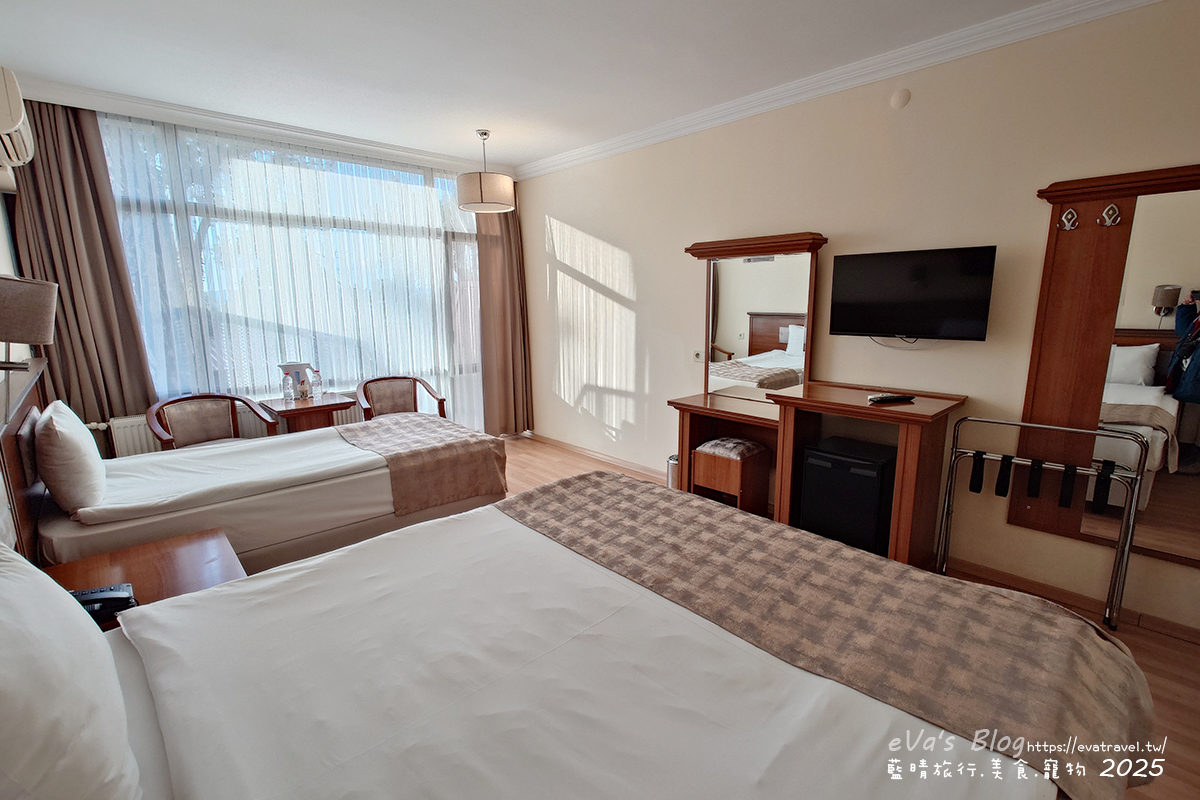 【土耳其蜜月旅遊】Tusan Hotel 特洛伊圖桑飯店|森林環繞、木質暖調房型,漫步庭園陽台享冬季飄雪浪漫。土耳其住宿 - 第13張圖