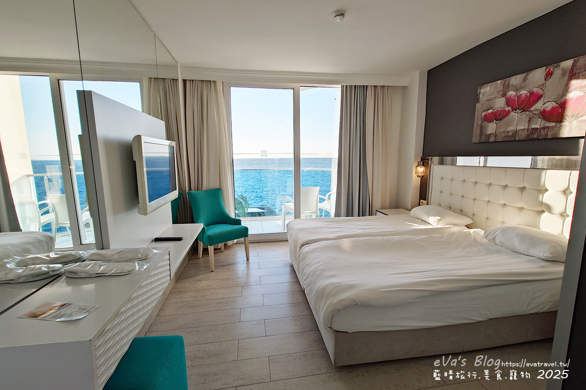 【土耳其蜜月旅遊】Le Bleu Hotel & Resort 庫薩達斯藍色酒店及度假村|希臘式海濱度假體驗,一覺醒來擁抱愛琴海。土耳其住宿 - 第14張圖