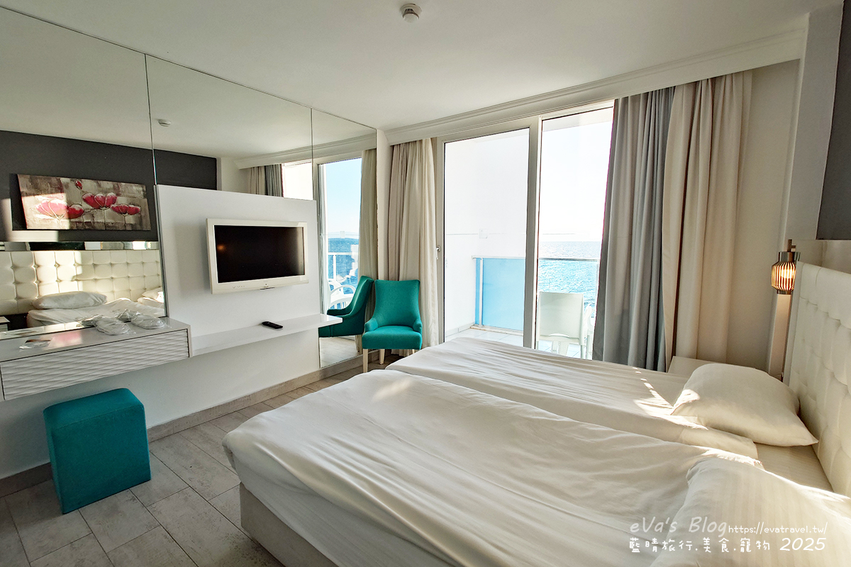 【土耳其蜜月旅遊】Le Bleu Hotel & Resort 庫薩達斯藍色酒店及度假村|希臘式海濱度假體驗,一覺醒來擁抱愛琴海。土耳其住宿 - 第19張圖