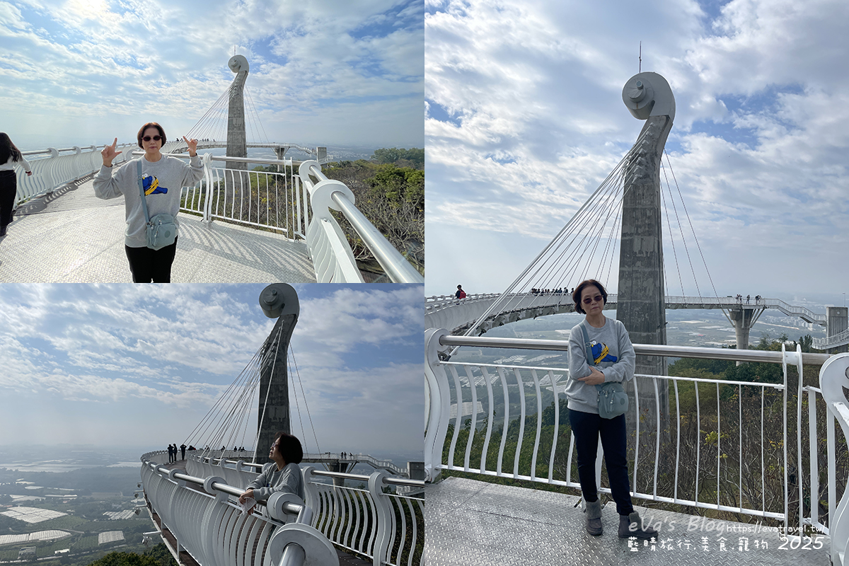 【高雄景點】崗山之眼|以音樂為靈感設計的天空步道,造型如小提琴頭遠眺高雄美景。114年2月10日起休園整建 - 第30張圖