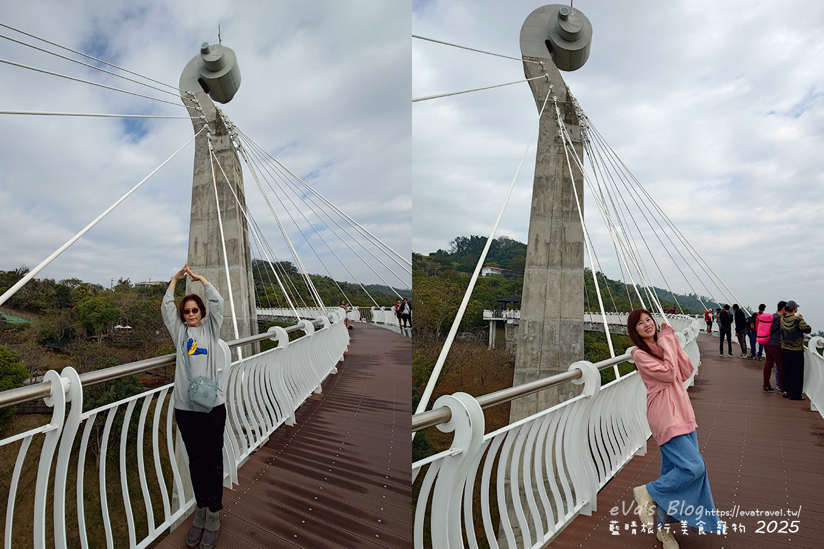 【高雄景點】崗山之眼|以音樂為靈感設計的天空步道,造型如小提琴頭遠眺高雄美景。114年2月10日起休園整建 - 第32張圖