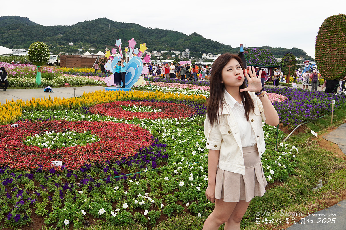 【台中景點】2025臺中國際花毯節|花城任務 × 飛天小女警(展期11/08–11/30,寵物友善)漸層花海打造繽紛色彩世界。台中親子旅遊 - 第77張圖