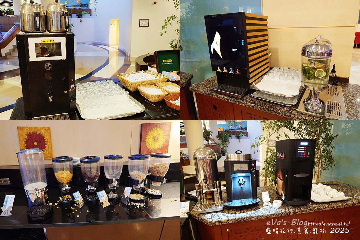 【土耳其蜜月旅遊】Grand Hotel Konya 科尼亞大飯店｜舒適房型與自助餐體驗＋落地窗城市景觀。土耳其住宿