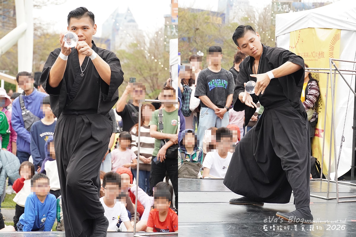 【新春連假限定】台中文心森林公園｜2026台中FOCASA幾米馬戲樂園《幾米男孩的100次勇敢》演出、市集與裝置藝術紀錄。台中免費活動