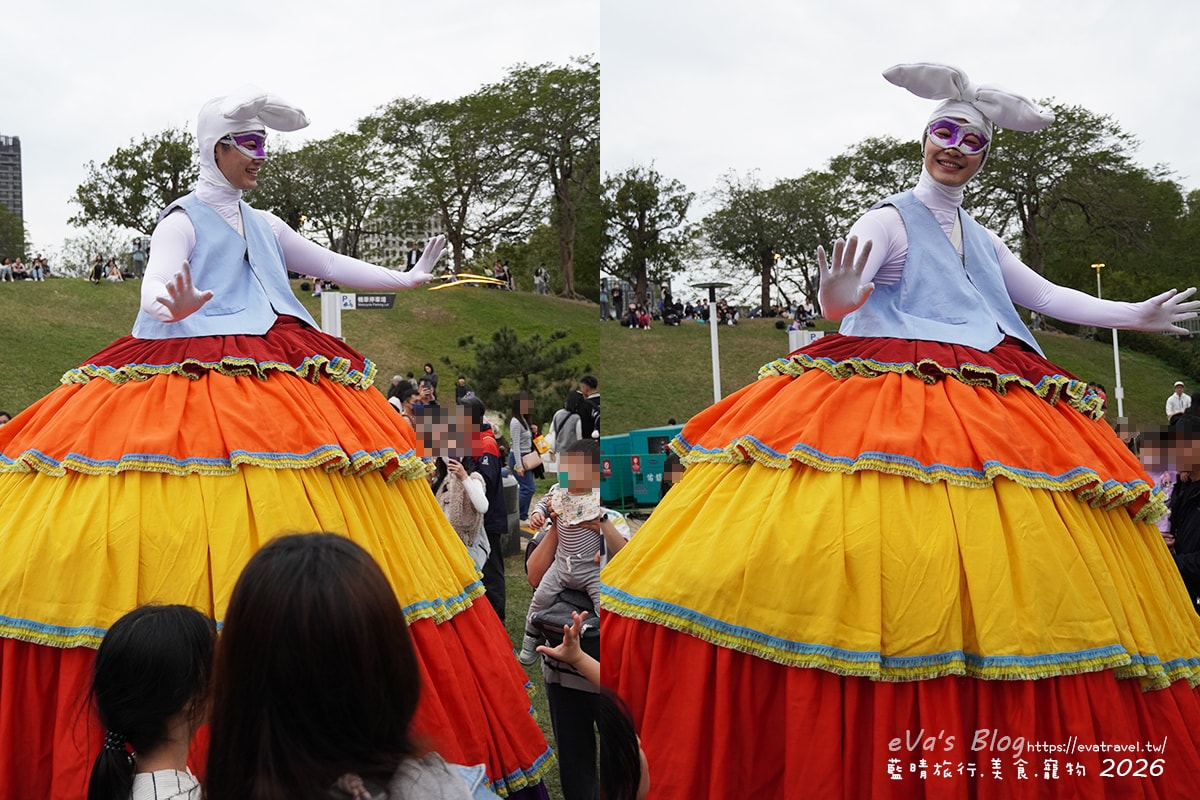 【新春連假限定】台中文心森林公園｜2026台中FOCASA幾米馬戲樂園《幾米男孩的100次勇敢》演出、市集與裝置藝術紀錄。台中免費活動